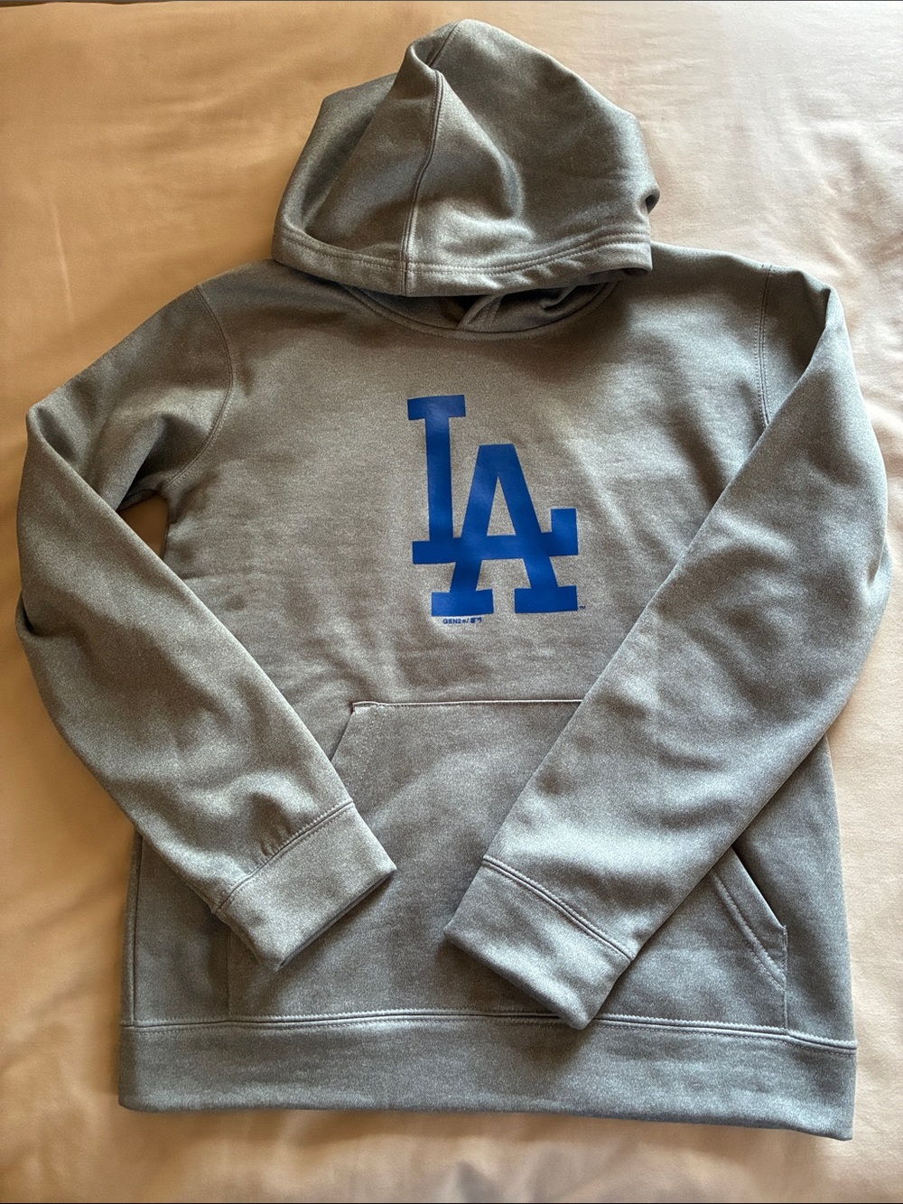 Genuine stadium Merchandise LA dodgers Gray Hoodie